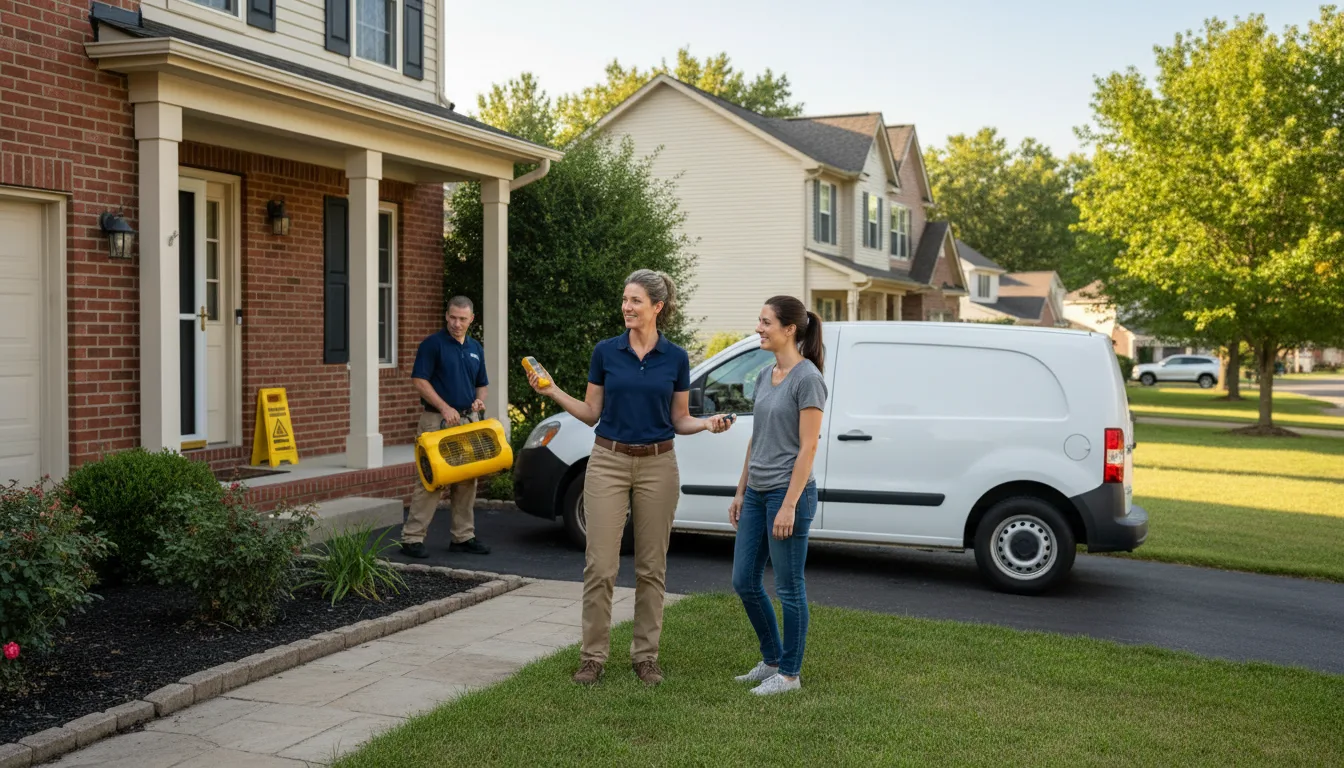 Water restoration image for Flood Water Cleanup, Removal And Restoration Services in Bloomington, IN